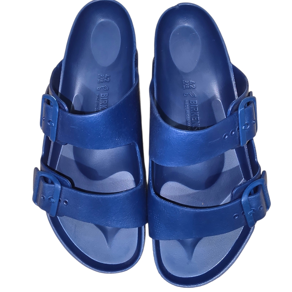 Blue Slide Sandals